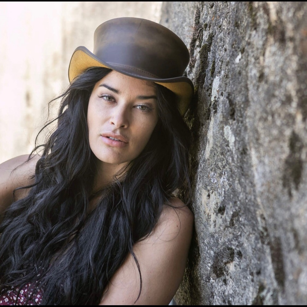 ✨Host Pick✨ American Hat Makers Leather Marlow Top Hat Small